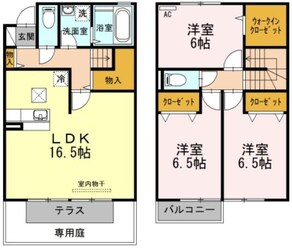 サンホームの物件間取画像